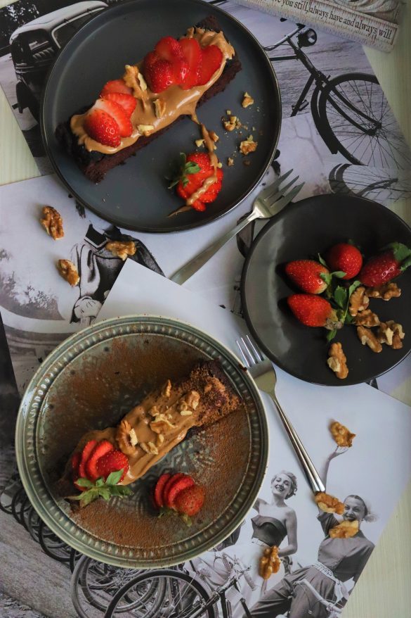 брауни с червено цвекло