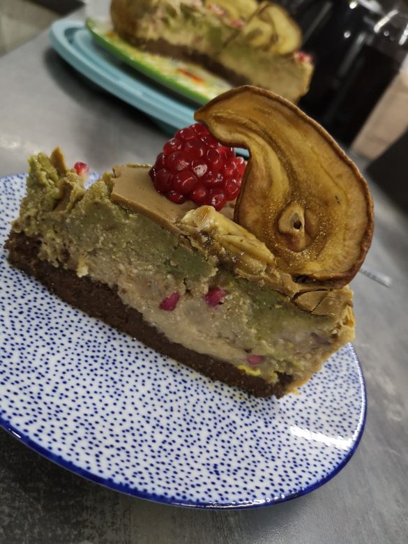 Чийзкейк с круши без захар