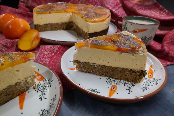 Парфе торта с моркови и райски ябълки