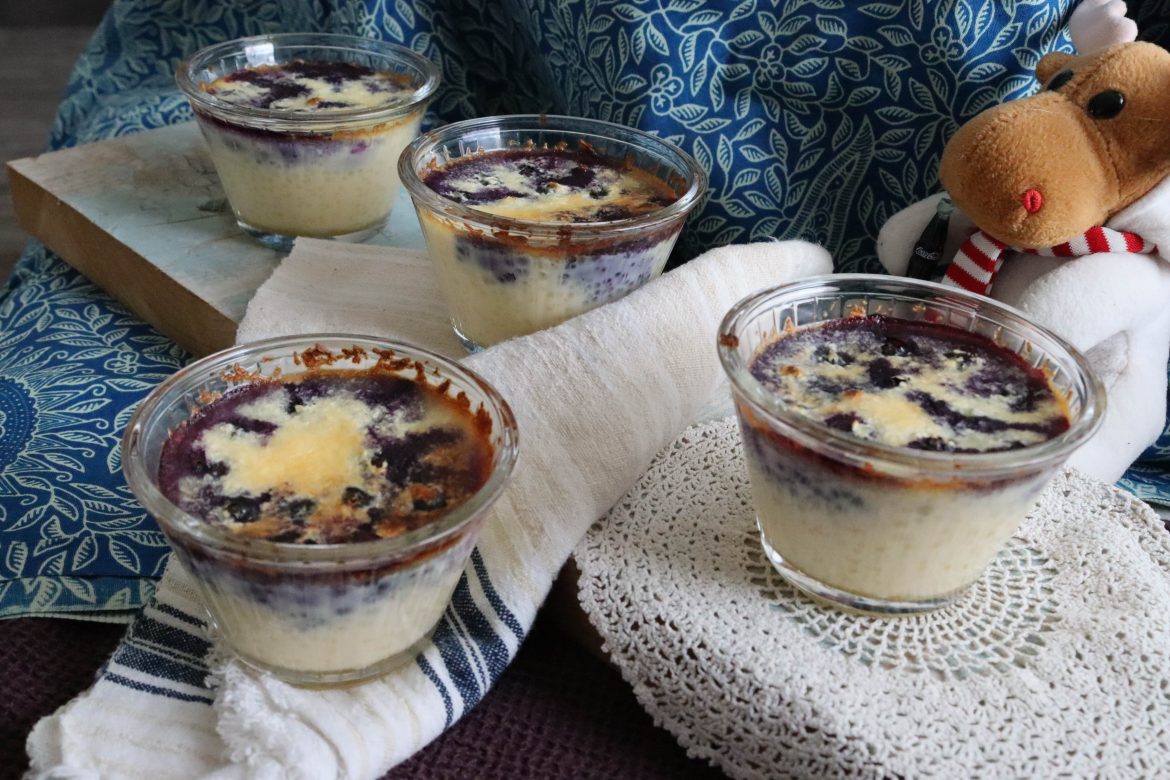 Крем карамел с боровинки