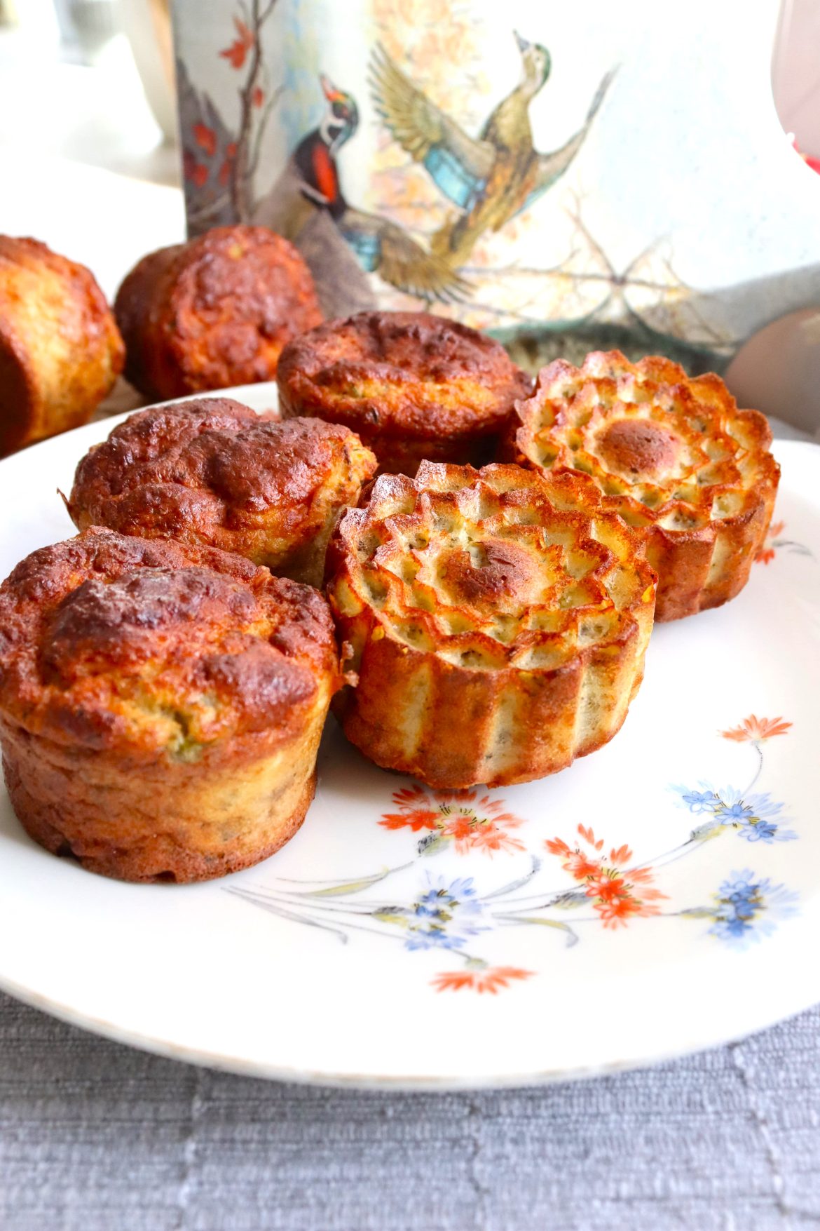 Солени мъфини по зоната с грах