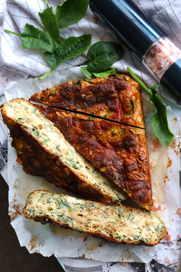 Баница с юфка, нахут и спанак