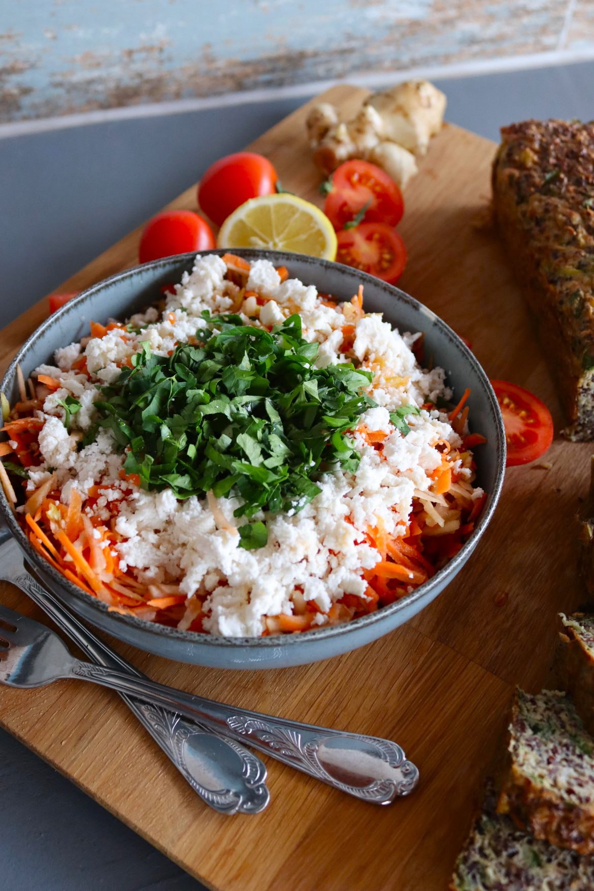 Салата със земна ябълка - микробиона храна