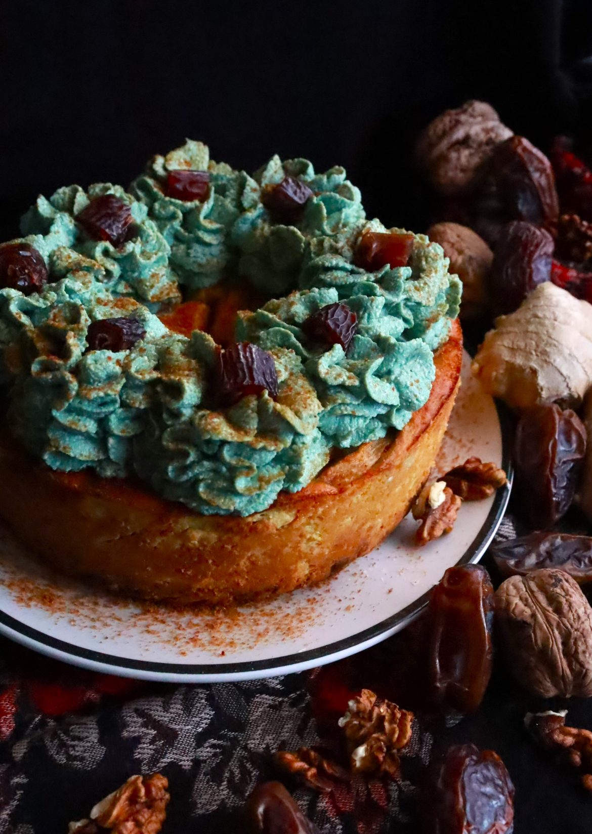 Чийзкейк с круши и фурми