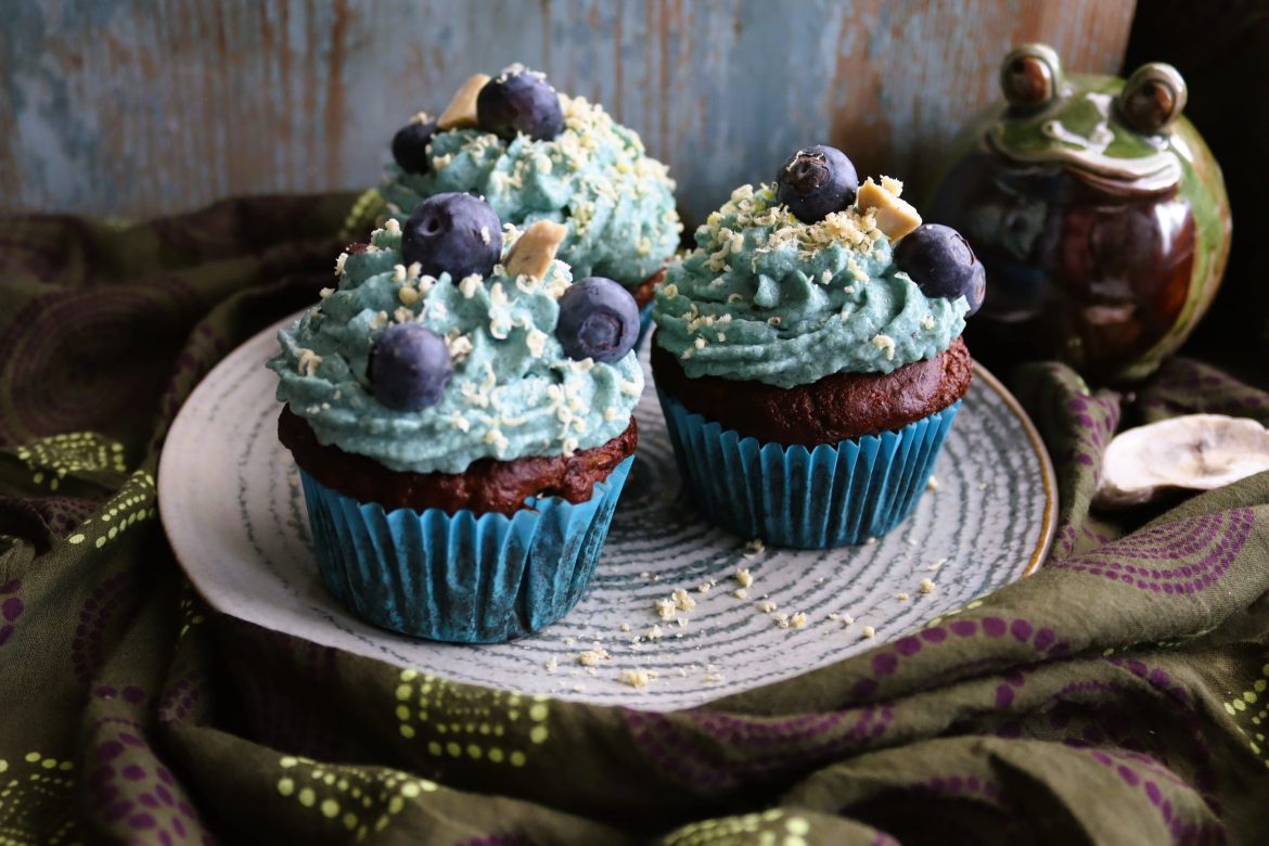 Шоколадови мъфини с тиквички