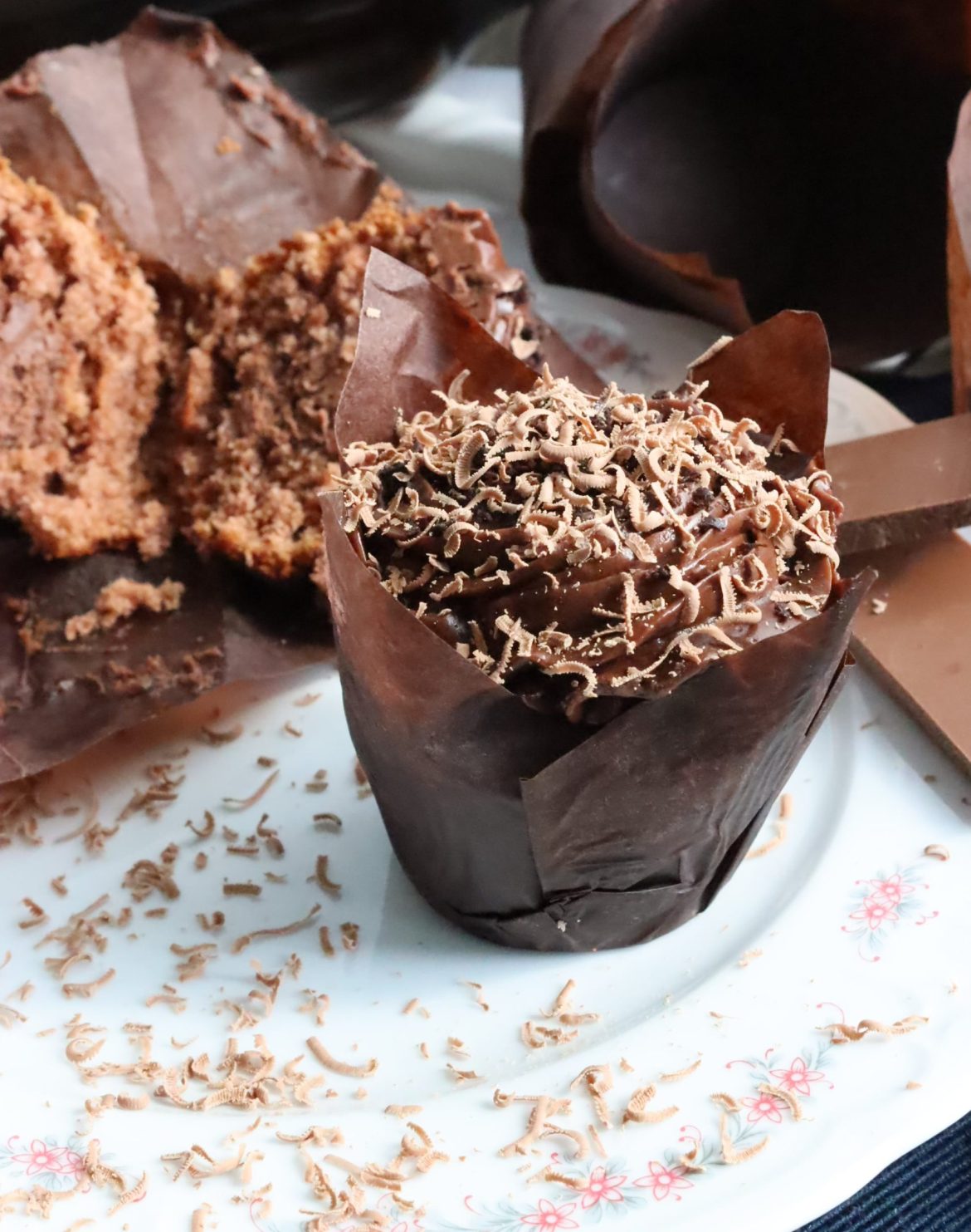 Безглутенови мъфини с шоколад със стевия