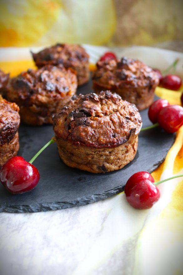 Мъфини с череши и шоколад