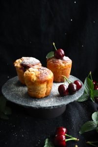 Кокосови мъфини с череши без захар