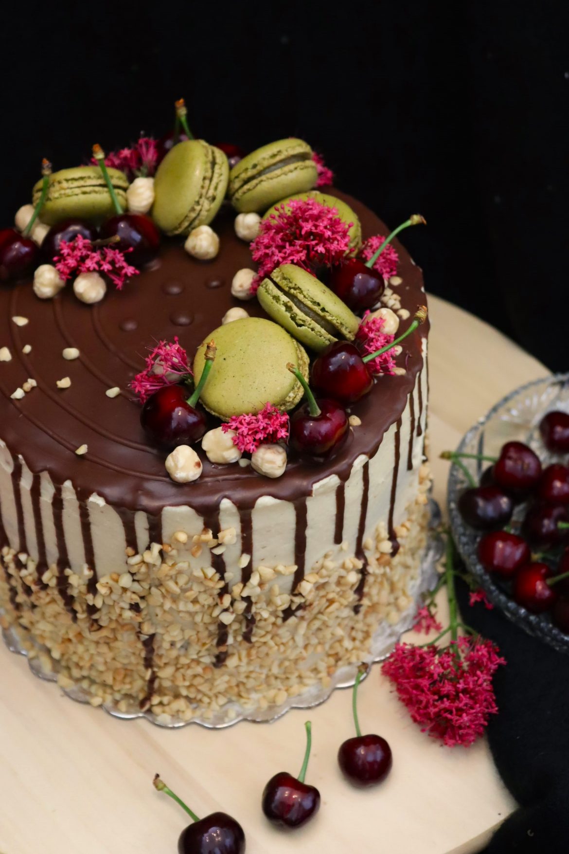 ядкова торта с череши без глутен