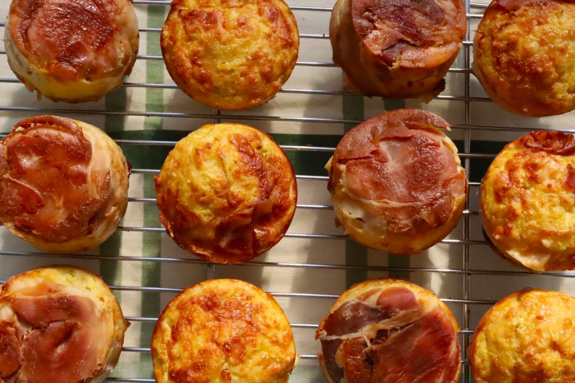 Мъфини с картофи и прошуто