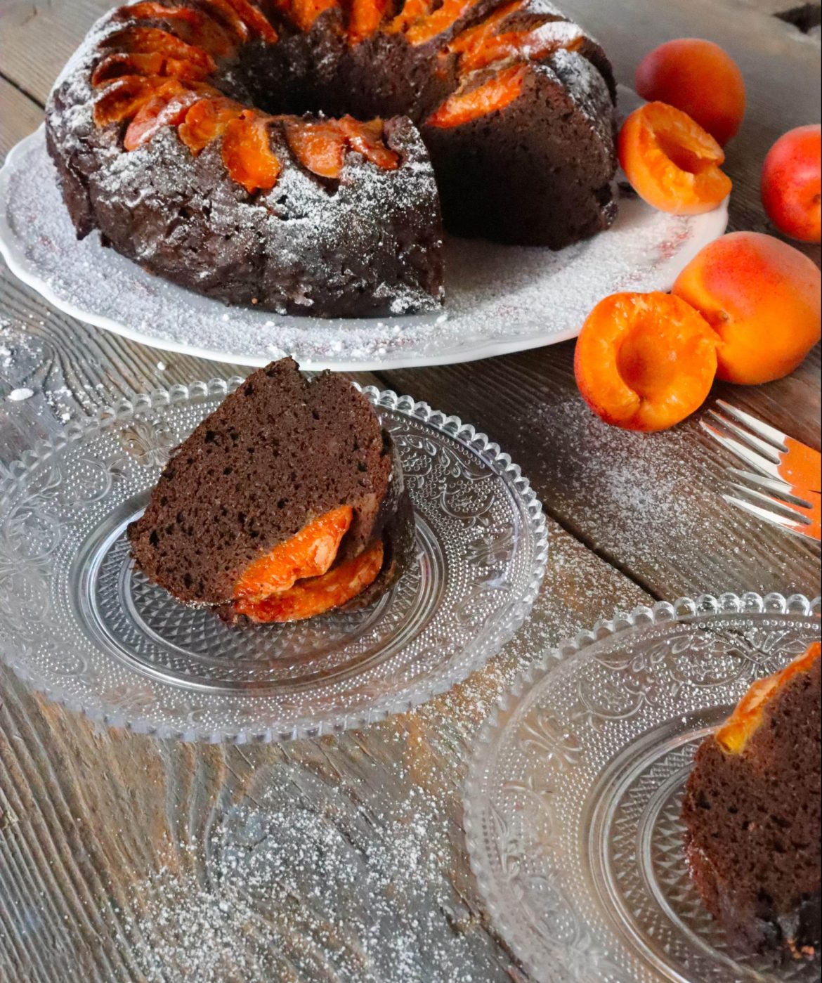 Кекс с кайсии без брашно