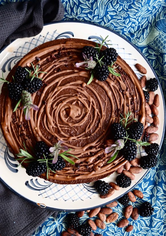 Шоколадов чийзкейк - веган и без печене