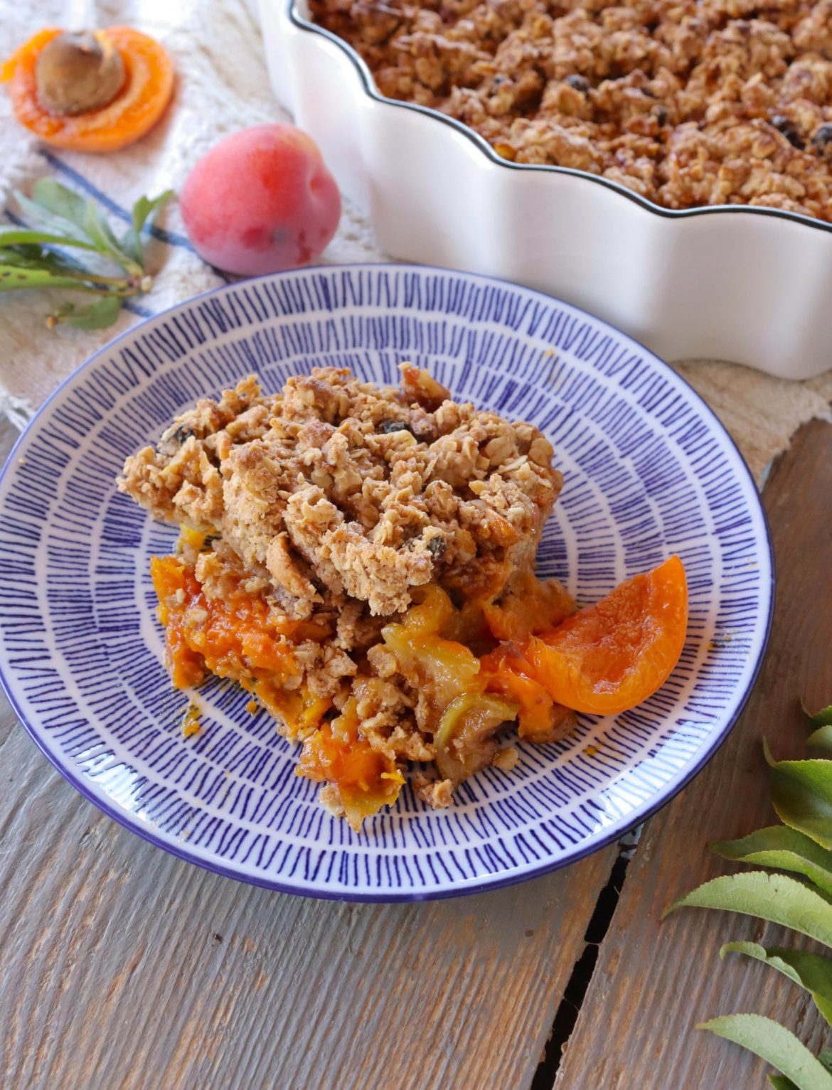 Крамбъл с плодове без глутен и без захар