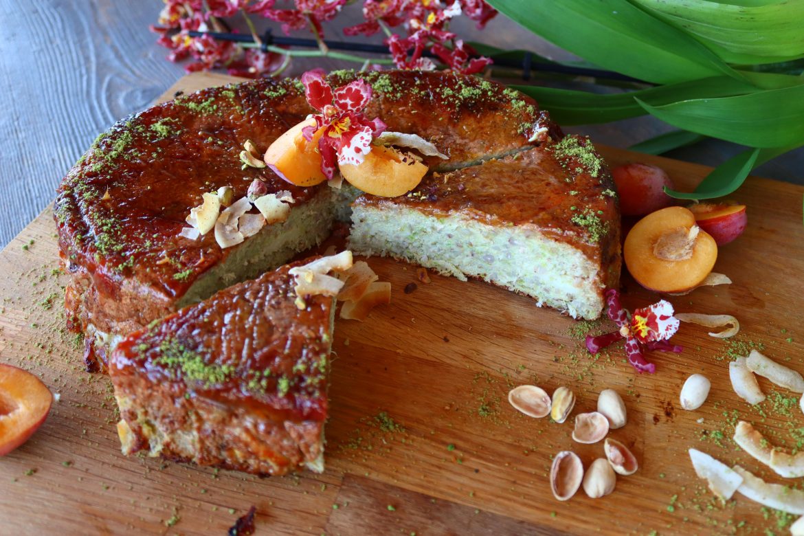 сладкиш със сливи без брашно