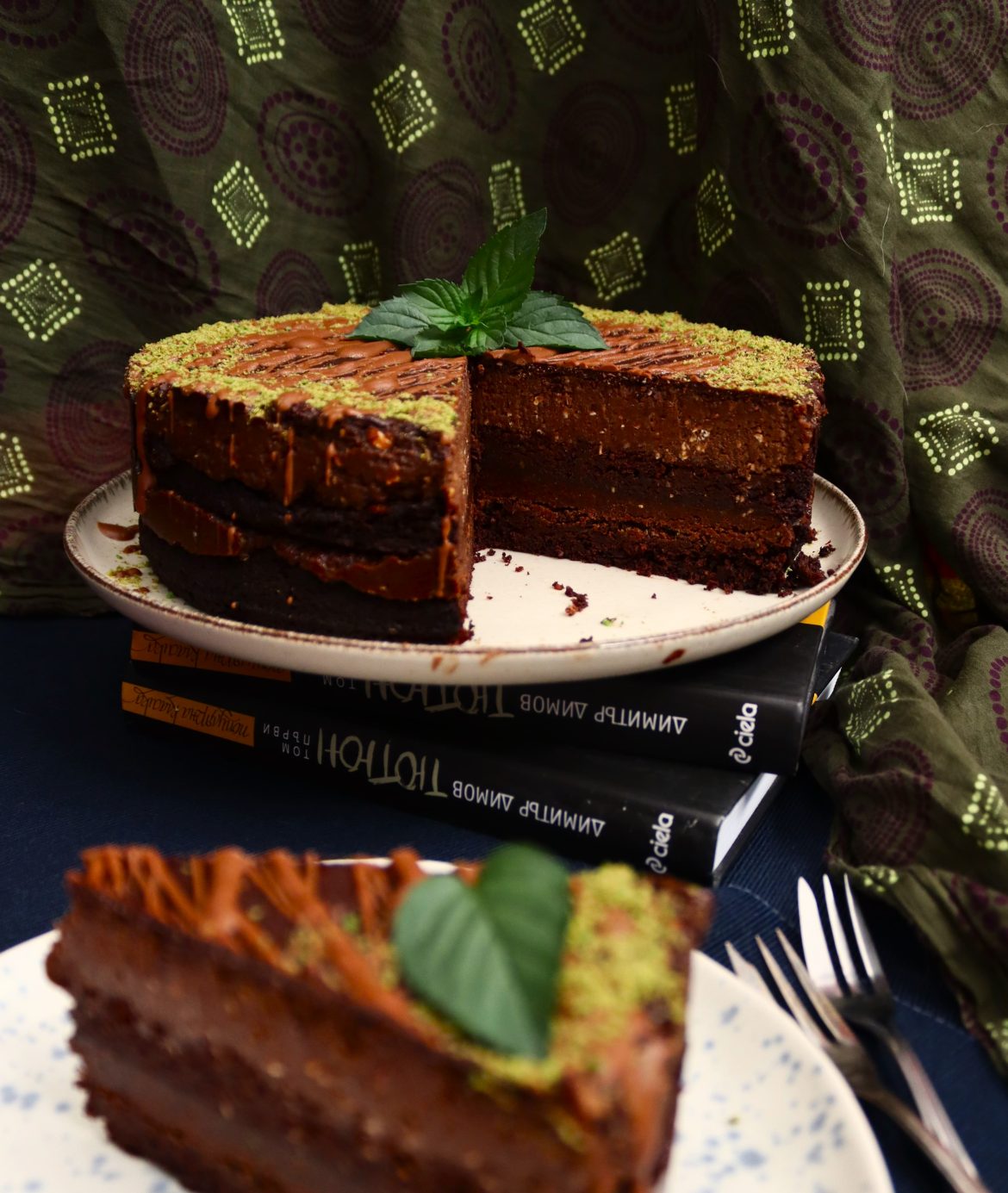 Веган шоколадова торта без брашно