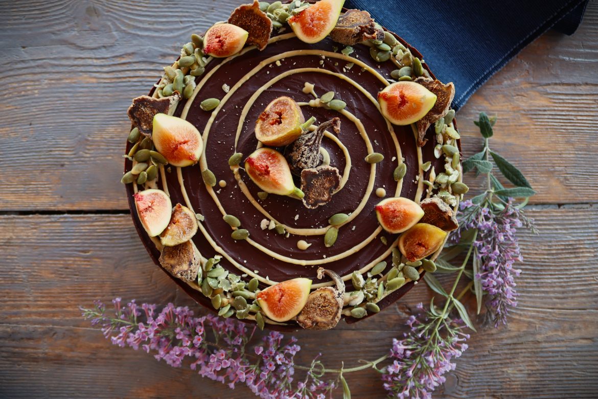 Торта със смокини - веган