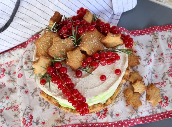 Торта с бял шоколад и маскарпоне