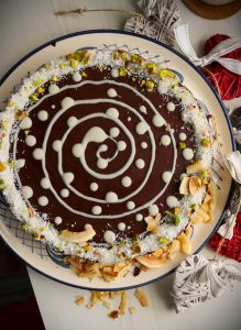 Кокосова торта с шоколад - веган