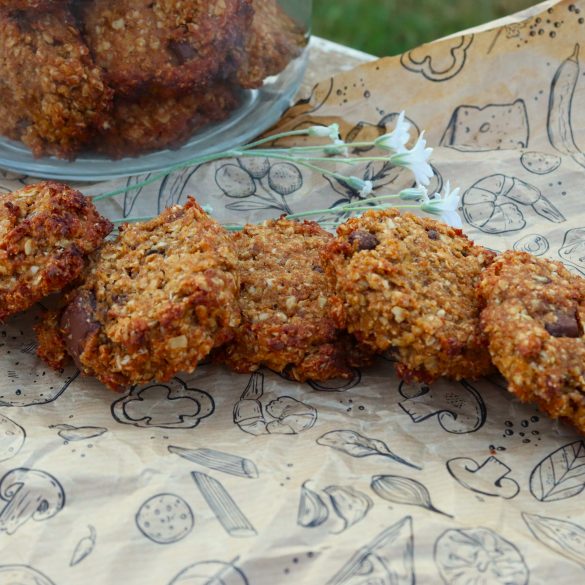 Бананови курабийки с ябълка без захар и глутен