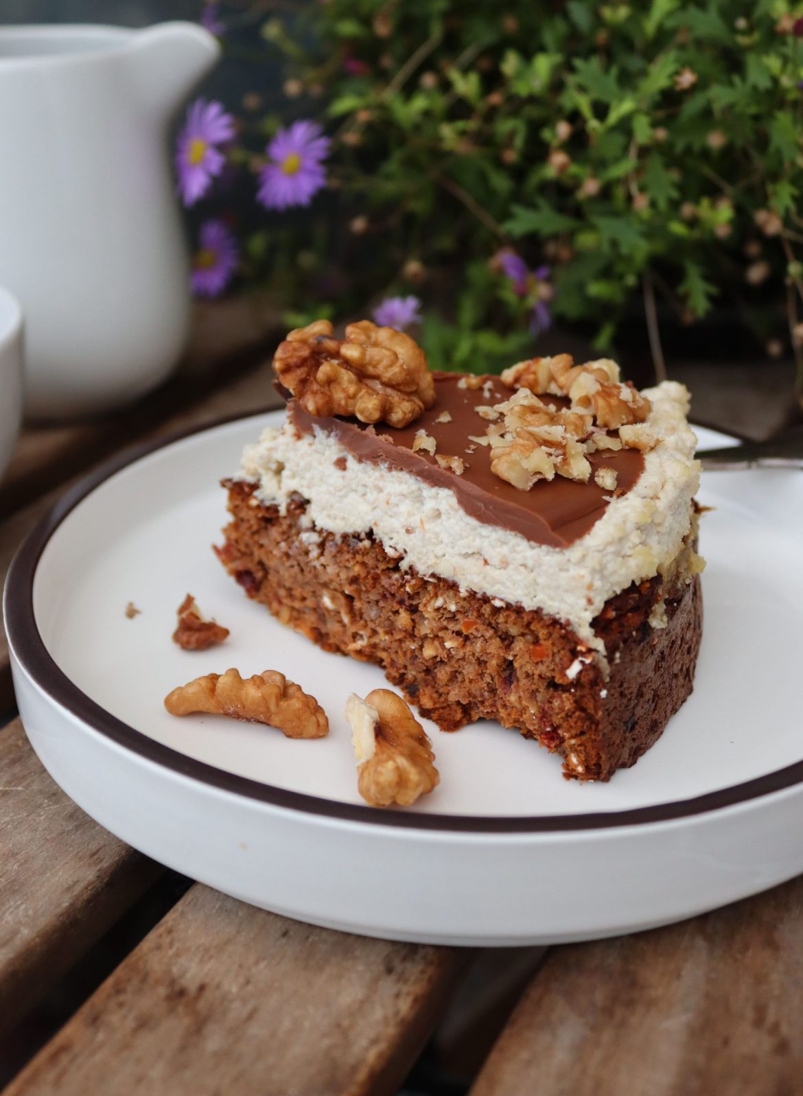 морковена торта с кашу без захар и глутен, без млечни продукти