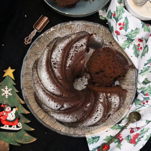 Веган шоколадов кекс с тиква