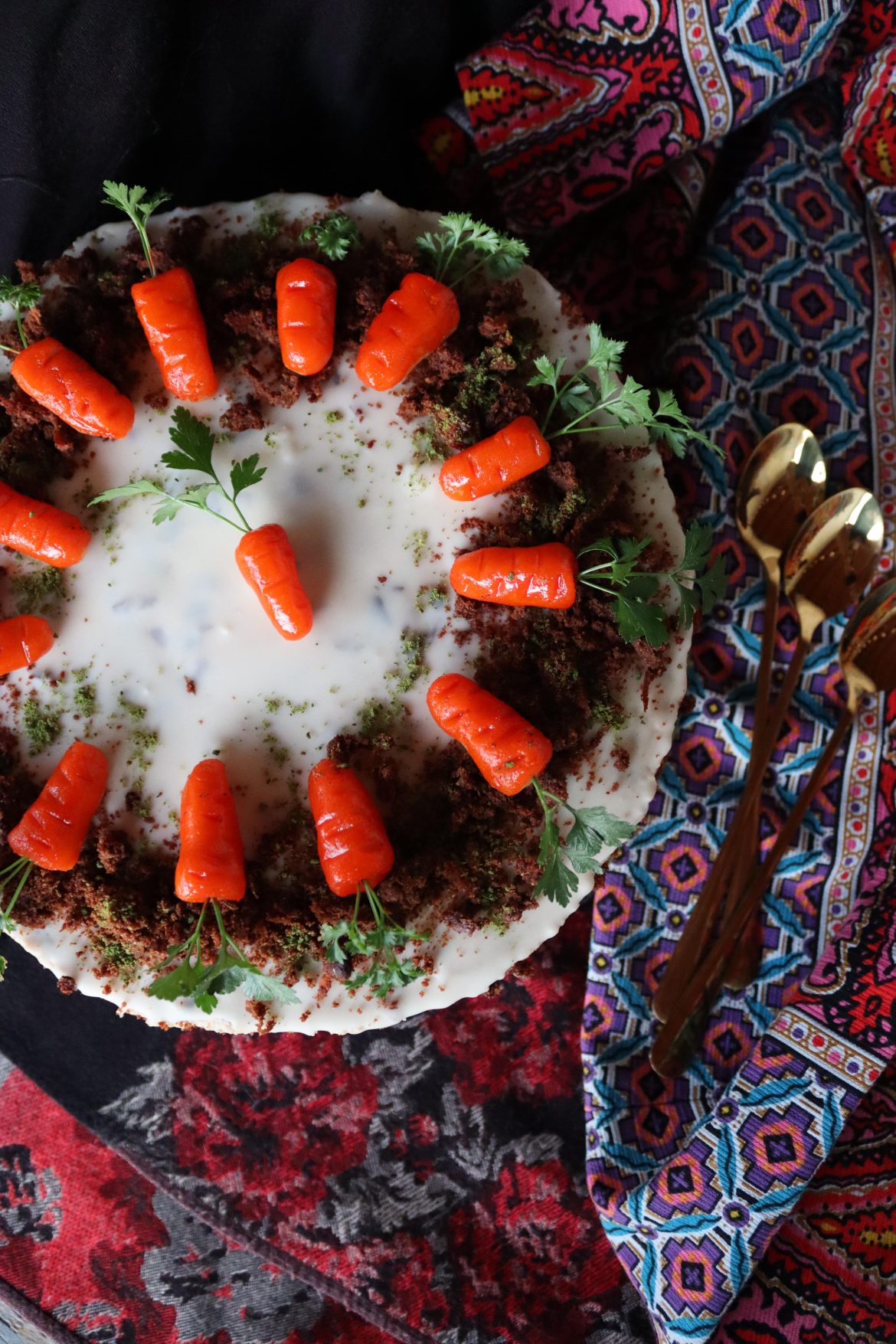 веган мпрковена торта без захар и глутен