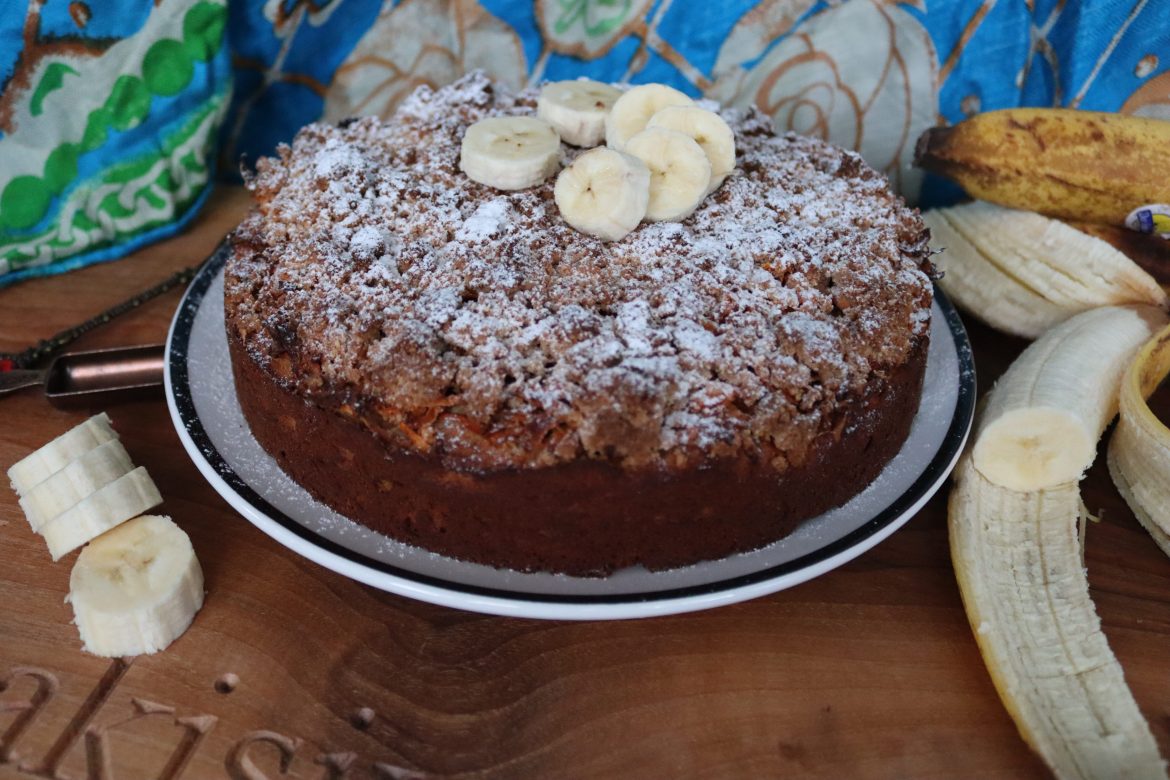 Бананова торта с моркови по Зоната без захар, глутен и млечни продукти