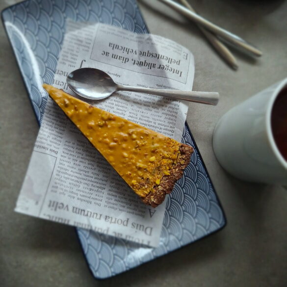 веган тарт с шамфъстък и лайм без захар и глутен