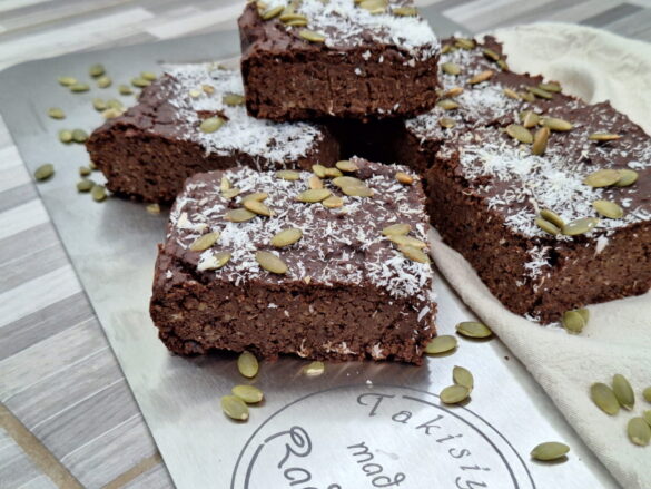 Брауни 100 грама без захар, без глутен, без млечни продукти и без брашно